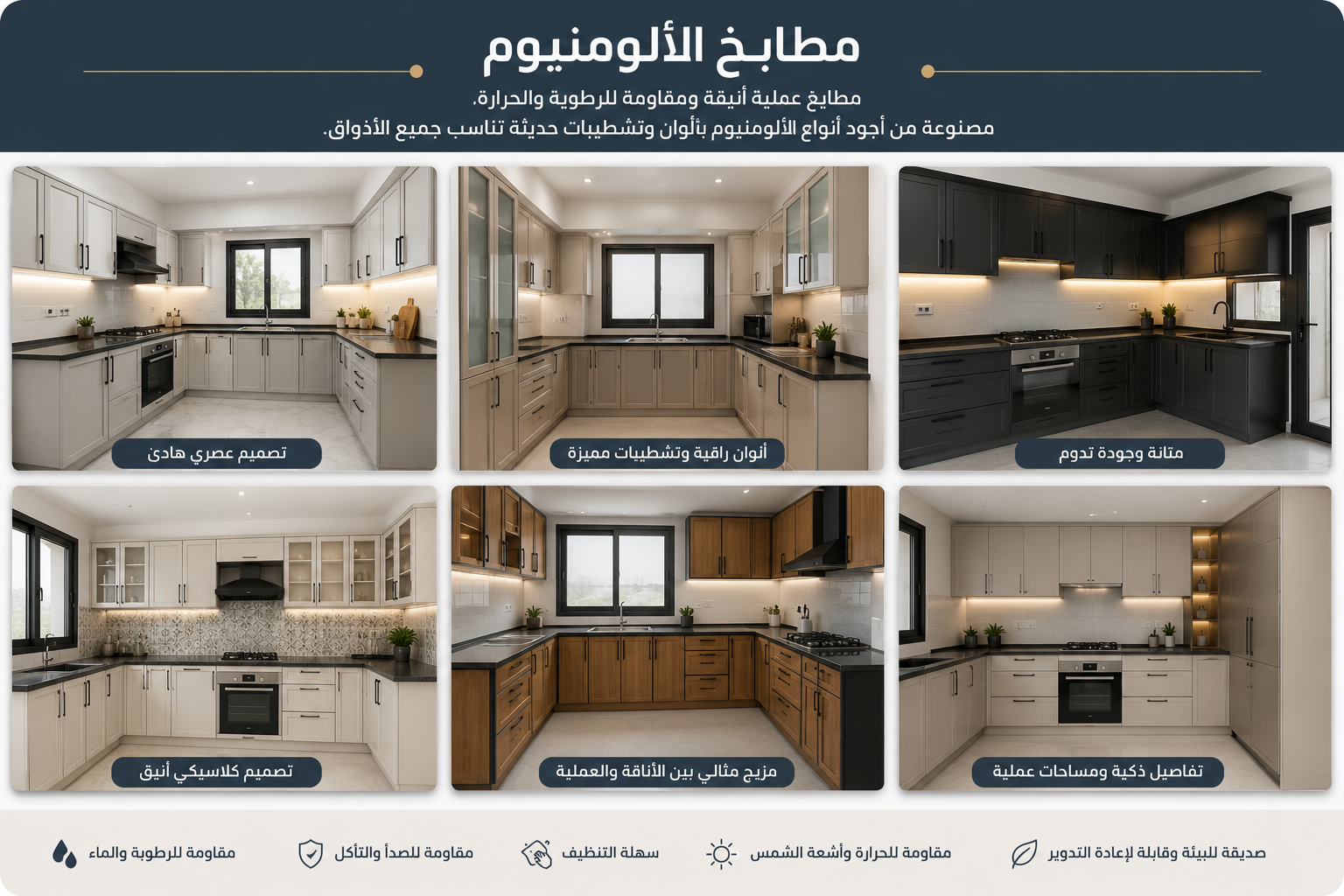 مطابخ HPL عصرية